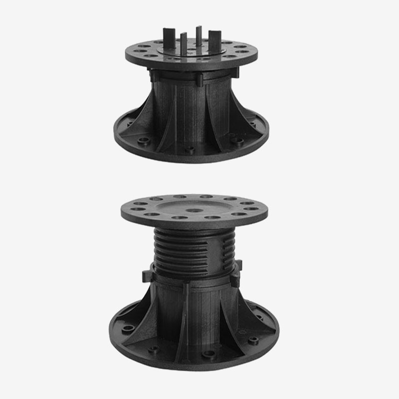 Adjustable Plastic WPC Decking Joist Support Screwjack Pedestal from